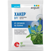 Хакер ВРГ, средство от сорняков на газоне