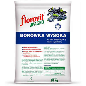 Флоровит Агро удобрение для голубики кристаллическое, 20кг