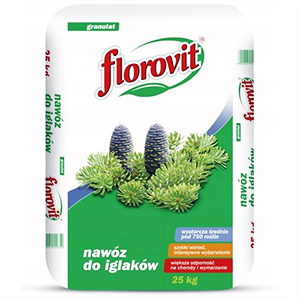 Флоровит гранулированный для туи и хвойных растений, 25 кг
